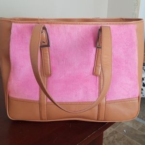 *BEAUTIFUL PINK COLOR WITH TAN SHOULDER BAG!!*